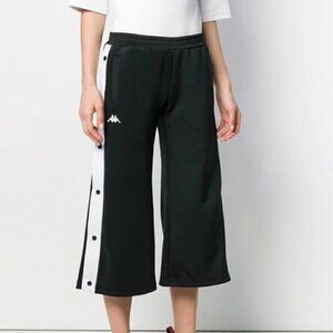 Kappa snap button culottes pants